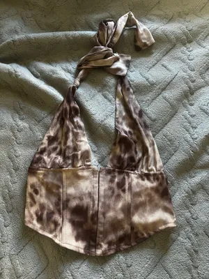 windsor love you knot halter corset top thumbnail 2
