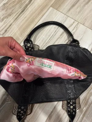 charm and luck bag Black thumbnail 2