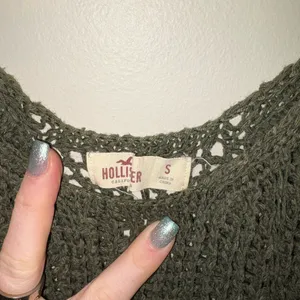 Hollister Dark Green Knit Tank Top thumbnail 2