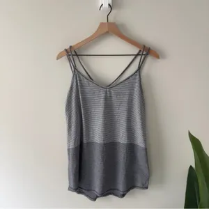 Lululemon Breezy Tank Divided Stripe Heathered Light Grey Heathered Dark Slate thumbnail 3