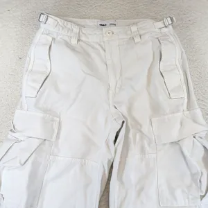 TNA Aritzia White Cotton‎ Wide Leg Cargo Pants Size 2 RVST 03-06-41848-R-SU23 thumbnail 7