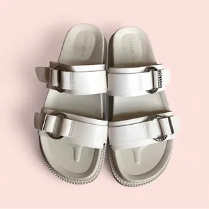 Indigo rd Women's Cream Double-Buckle Slide Sandals Size 8.5 EUC thumbnail 4