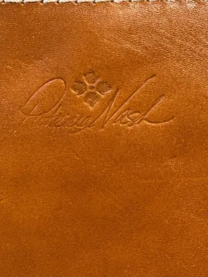 💥Patricia Nash Tooled Leather Tech Portfolio Envelope Clutch Brown💛 thumbnail 6