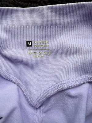NWOT Light Purple Booty Lifting shorts fit like size XS thumbnail 7