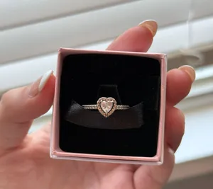 Pandora Elevated Heart Ring thumbnail 2