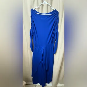 Cobalt Blue Gala Onesier - Royal Cut, Stylizing Effect and Wide Leg thumbnail 8