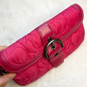 Vintage Coach y2k Soho Quilted Wristlet thumbnail 4