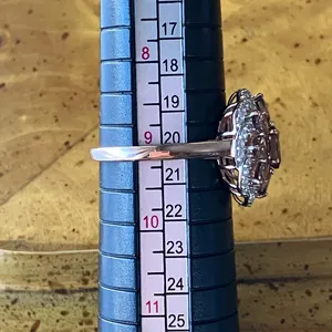 Color Changing Garnet Moissanite Sterling Silver Ring Size 9 Brown thumbnail 8