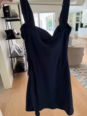 Princess Polly navy blue mini dress thumbnail 3