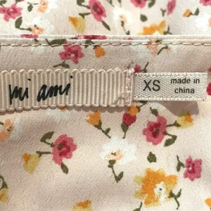 Mi‎ Ami Francescas Sicily JJ4 Floral Ruffle Mini Skirt Pink XS thumbnail 5