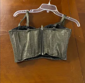 Charlotte Russe corset style Top is size Small. thumbnail 2
