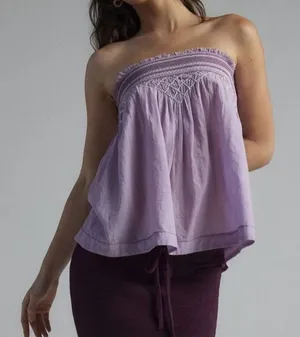 Kimchi Blue Alexa Smocked Tube Top thumbnail 1