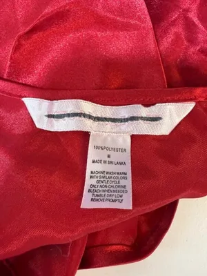 Victoria's Secret Satin Slinky Coquette Dainty Glossy Shiny Flowy Tank thumbnail 2
