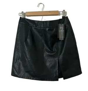 LIONESS faux leather mini skirt NWT thumbnail 1