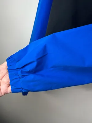 Juicy Couture 1/4 Zip Windbreaker Pullover Jacket Blue Black Stretch Y2K Fall XS thumbnail 6