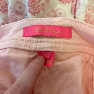 Pink Lilly Pulitzer, jean skirt thumbnail 4