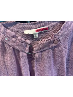 Tracy Reese Lightweight Lavender Blouse thumbnail 3