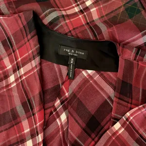 RAG & BONE Silk Victor Plaid Surplice Top Blouse Shirt Drapey High Low‎ Medium thumbnail 11