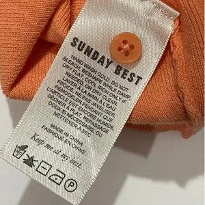 ARITZIA Sunday Best Izzy Cropped Button Up Cardigan - Orange - XS thumbnail 7