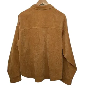 Wishlist Apparel Corduroy Mustard Color Schaket with Doleman sleeves S/Medium thumbnail 2