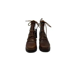Sorel Joan Of Arctic‎ Wedge III Brown Leather Lace Up Boots Women Size 9 thumbnail 3