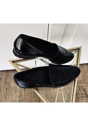 Women's Paul Green patent black leather uptown loafer UK Size 7 (US 9.5) thumbnail 4