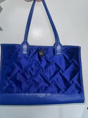 Kurt Geiger Royal Blue Quilted tote thumbnail 1
