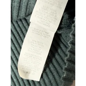 Aerie Fireside Ribbed Long Sleeve Open Henley‎ Top Size L Green Festival Casual thumbnail 6