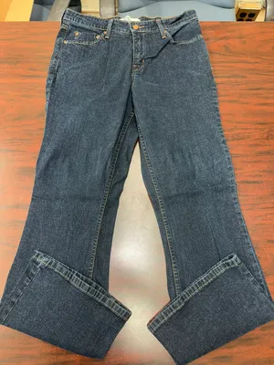 Levi's Signature At Waist Bootcut Dark Wash Denim Jeans Size 10 Short thumbnail 1