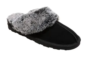 NWT Stars Above Womens Chandra Scuff Slippers 88498520 Black 6M thumbnail 1