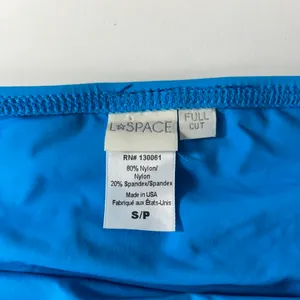 Lspace Bikini Bottoms Blue Full Cut Size Small thumbnail 2