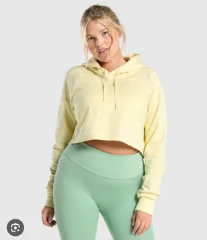 Gymshark NWOT  Training Cropped Hoodie thumbnail 1