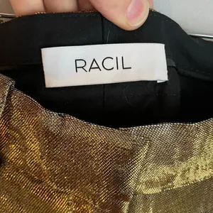 Racil Metallic Gold and Silver Straight Leg Trousers Festive Holiday Party‎ SZ 6 thumbnail 3