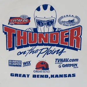 Gildan Thunder on the Plains NHRA Drag Racing Graphic T-Shirt thumbnail 6