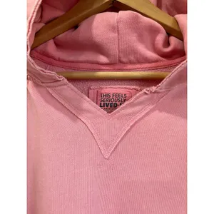 American Eagle Oversized Pink Distressed Sweater‎ Cotton Blend Casual Size Small thumbnail 3
