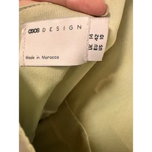 NWT ASOS‎ DESIGN Womens Sage Green Maxi Dress Sleeveless US 10 Casual thumbnail 5
