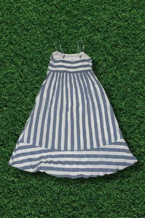 Miracle Striped Dress Blue Size 12 thumbnail 2