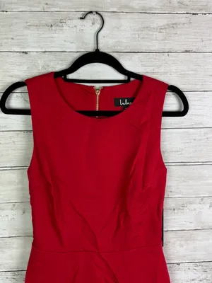Lulus Just Us Red Skater Dress Size XS thumbnail 5