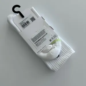 Lululemon Unisex Daily Essential Crew Socks Tennis Club White/Sour Grape Large thumbnail 10