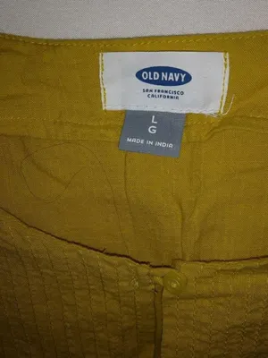 Old Navy L Gold Cotton Top thumbnail 2