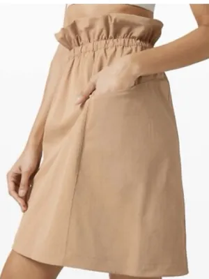 This Lululemon Trip Taker Skirt in Tan thumbnail 2