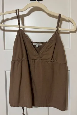 Brown, short sleeve top Brown Size M thumbnail 1