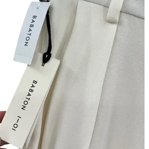 Aritzia Babaton 1-01 Giselle Boy Trouser Dress Pants White Cream Size 12‎ thumbnail 10