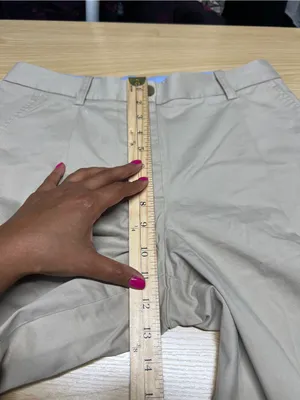 Aritzia Beige Khaki Mid-Rise Chino Carrot Trousers thumbnail 13