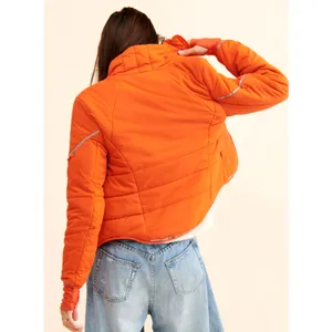 Free People Gathering Storm Run Puffer Orange size S thumbnail 5
