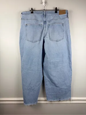 Madewell The Curvy Perfect Vintage Wide-Leg Crop Jean size 33 thumbnail 4
