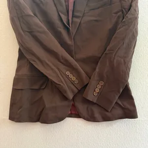 Ralph Lauren Bergdorf Goodman Wool Blend Blazer Brown Vintage Women Size 6 thumbnail 2
