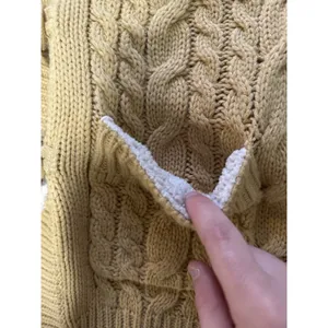 Cabelas Women's Knit Button Cardigan‎ Sweater Jacket Heavy Size S Sherpa Hood thumbnail 7