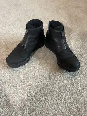 Eileen Fisher Casey Tumbled Nubuck Wedge Bootie‎ Size 6 thumbnail 12