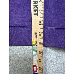Hanes Womens Sweatshirt Comfort Blend‎ Purple Large Long Sleeve Cotton Blend thumbnail 6